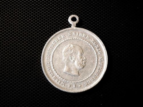 Zinn Medaille 1897 König Preußen Wilhelm I. 100. Jähr. Geburtstag