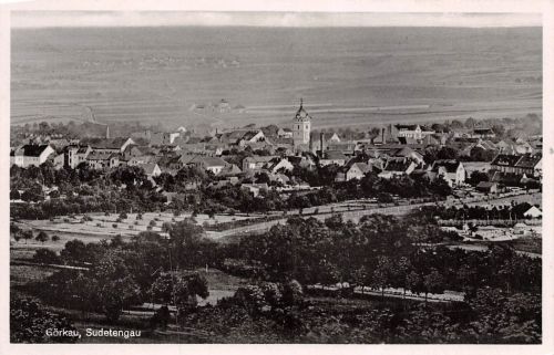 Görkau Sudetengau Postkarte AK 1940