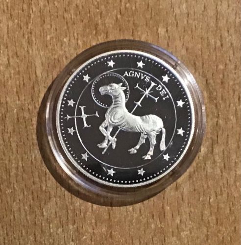 Andorra 10 Diners 1995 Gotteslamm PP Silber Ecu mit Zertifikat