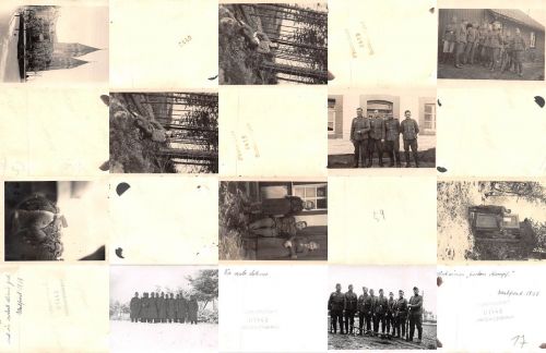 10 x Fotos Leben deutscher Soldaten am Westwall Kalterherberg Monschau