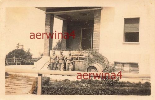 deutsche Soldaten mit PKW Mercedes in Griechenland