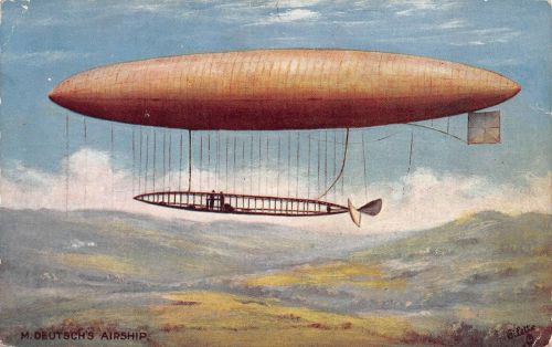 Luftschiff Zeppelin Künstler AK Deutsch ´s Airship