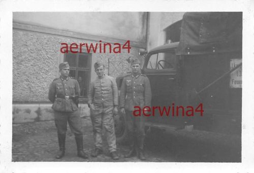 LKW Opel Blitz in Zmain Südmähren Sudetenland