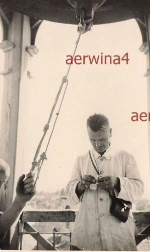 Deutscher Soldat auf dem Kirchturm in Rethymno Kreta Griechenland