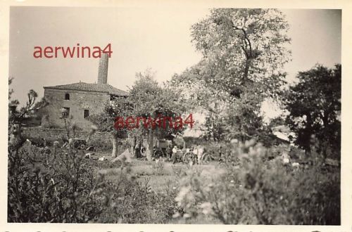 Rast deutsche Soldaten auf dem Weg nach Kavala Griechenland