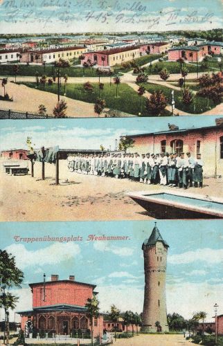 Panorama Truppenübungsplatz Neuhammer am Queis Schlesien Postkarte AK 1916