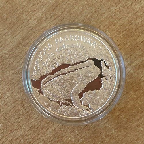 Polen 20 Zloty 1998 Kröte Silber PP mit Zertifikat