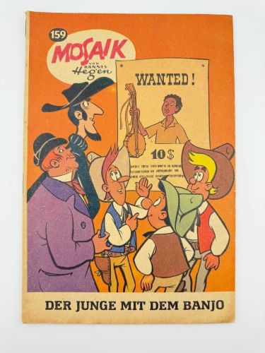 Mosaik Hannes Hegen Digedags Nr. 159 Der Junge mit dem Banjo