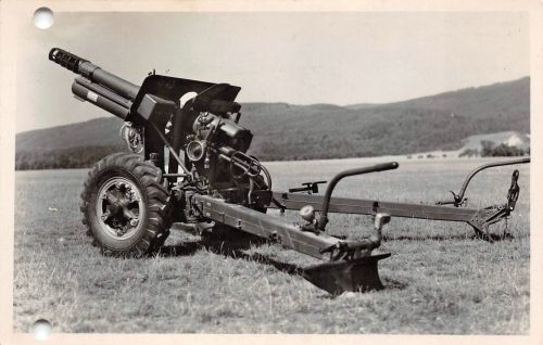 Militär Haubitze, Obusier Foto Postkarte