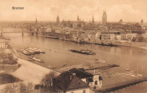 Bremen Ansicht Postkarte AK