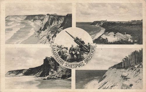 Flakartillerie-Schiessplatz-Brüsterort Majak Ostpreussen Postkarte AK 1941