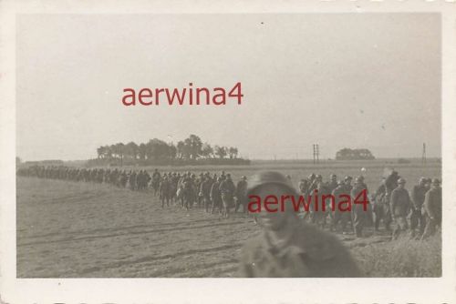 Franz. Soldaten gehen in Gefangenschaft bei Beaumont Belgien