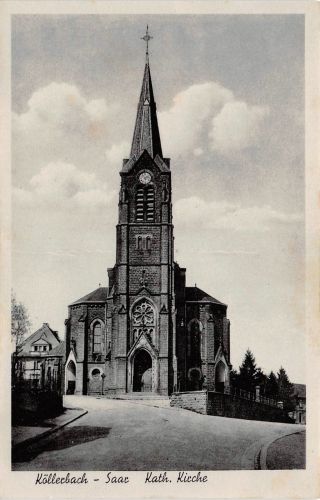 Köllerbach - Saar Kath. Kirche Postkarte