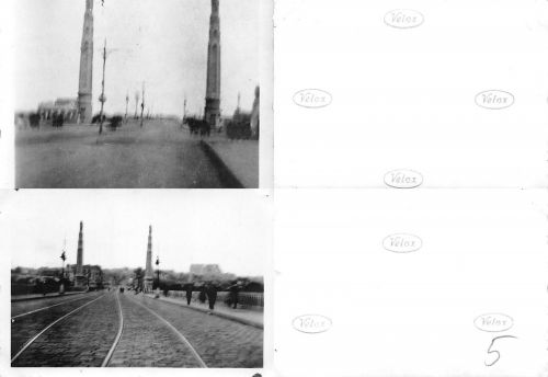 2 x Fotos Aisne - Brücke in Saint - Quentin Frankreich