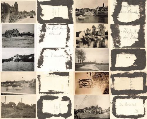 10x Fotos Soldaten der Panzerjäger-Abteilung 14 im Westfeldzug