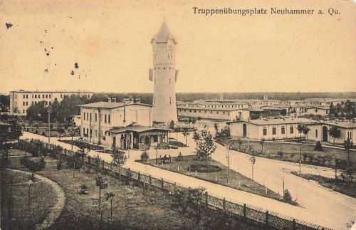 Truppenübungsplatz Neuhammer am Queis Schlesien Postkarte AK 1916