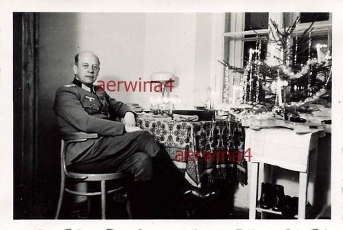 Deutscher Offizier Weihnachtsfeier Kaserne Hrubieszow Polen