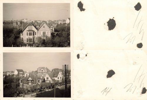 2 x Fotos deutsche Soldaten Blick auf Epinal Frankreich