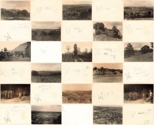 15x Fotos Leben deutscher Soldaten zwischen Troyes bis Vézelay Frankreich