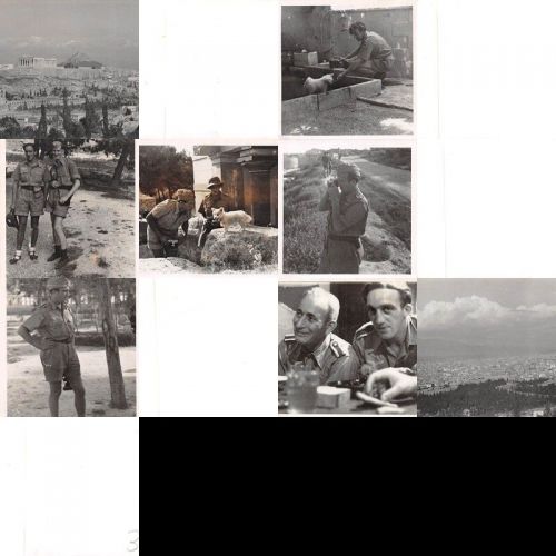 8 x Fotos Leben deutsche Soldaten im Balkanfeldzug Griechenland