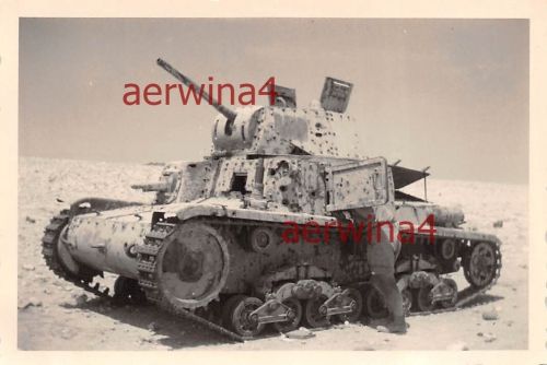 Ital. Panzer M13 / 40 Carro Armato Panzerschlacht Sollum Ägypten Afrika