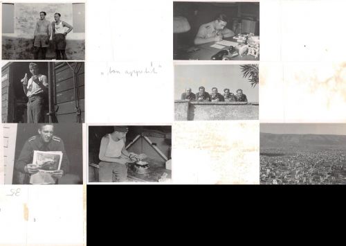 7 x Fotos Leben deutsche Soldaten im Griechenland