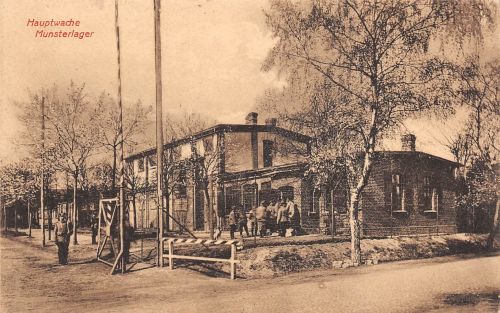 Hauptwache Truppenübungsplatz Munsterlager Niedersachsen Postkarte AK 1916