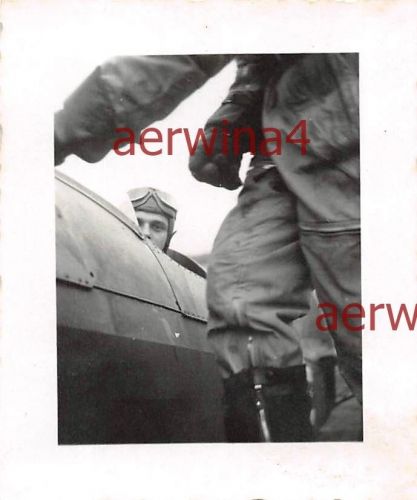 Pilot im Flugzeug Klemm Kl 25D Flugplatz Deutschbrod Nemecky Brod Böhmen