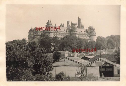 Blick auf das Schloss Pierrefonds Oise bei Compiegne Frankreich