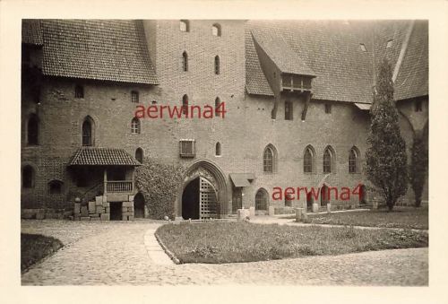 Inneres der Ordensburg in Marienburg Westpreussen