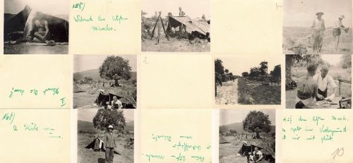 8 x Fotos Marsch deutsche Soldaten von Naoussa nach Kavala Griechenland