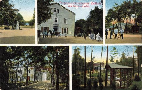 AK 1.WK Zeithain Truppenübungsplatz Offiziers Kasino 1915 Sachsen