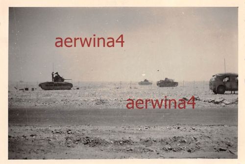 VW 82 Kübelwagen Panzer III und engl. Panzer Matilda II Sollum Ägypten Afrika