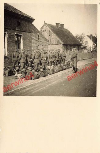 Soldaten letzte Appell in Deutschland Fahrt an die Ostfront