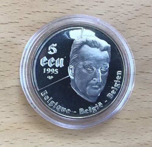 Belgien 5 ECU 1995 50 Jahre UNO PP Silbermünze Mit Zertifikat
