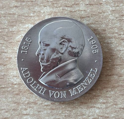 5 Mark DDR 1980 Adolf von Menzel Gedenkmünze