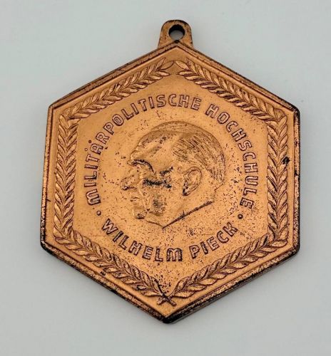 DDR Medaille ASV Militärpolitische Hochschule Wilhelm Pieck in Bronze