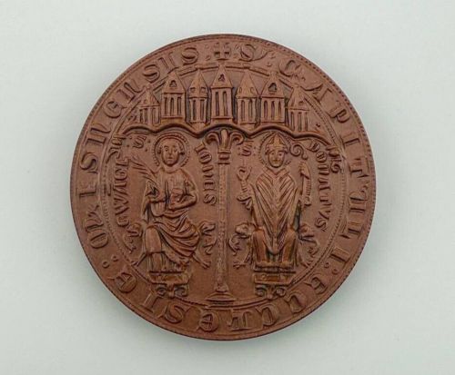 DDR Porzellan Medaille Hochstift Meissen 968 - 1968