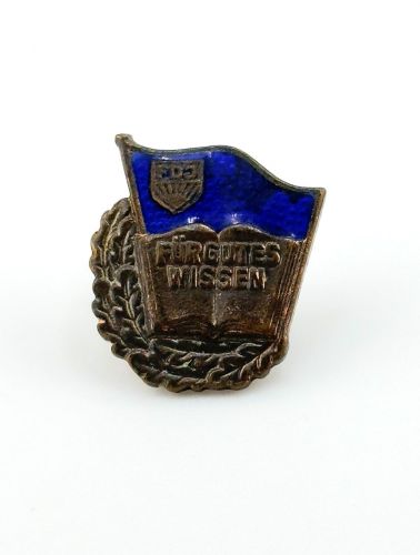 DDR Abzeichen Für gutes Wissen 1. Ausgabe bronzefarben 1950-1954