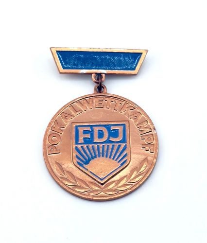 DDR Abzeichen Freie Deutsche Jugend Pokalwettbewerb Bronze