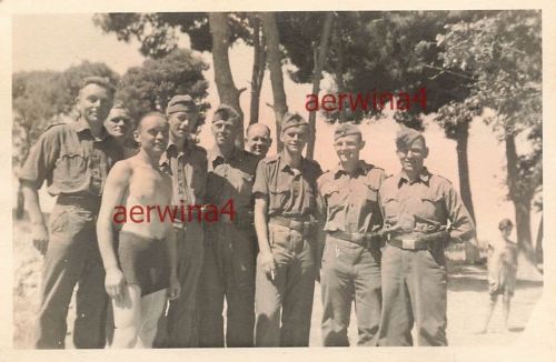 Gruppenfoto deutsche Soldaten in Patras Griechenland