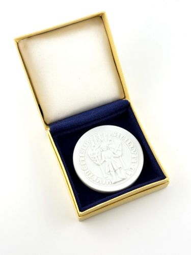 DDR Porzellan Medaille Stadtsiegel Bürgerinitiative Meissen 1989