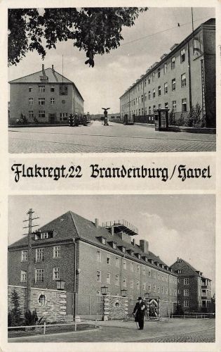 AK Brandenburg Havel Flakregiment 22 Brandenburg 1938 Postkarte
