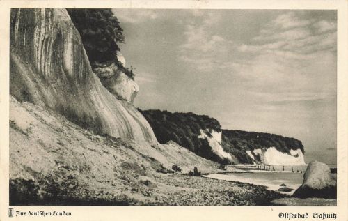 AK Sassnitz Ostseebad Kreidefelsen Mecklenburg-Vorpommern 1933 Postkarte