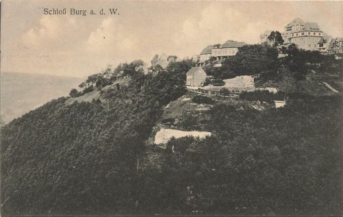 AK Solingen Schlossburg an der Wupper Nordrhein-Westfalen 1915 Postkarte