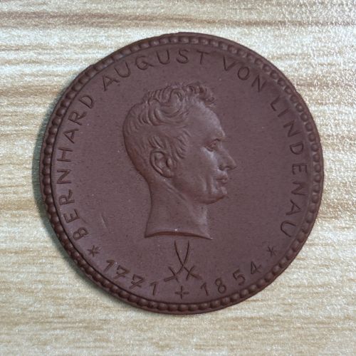 DDR Porzellan Medaille Meißen Altenburger Heimatmuseum