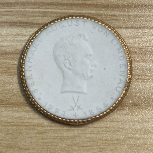 DDR Porzellan Medaille Meißen Altenburger Heimatmuseum