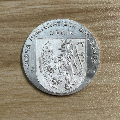 Medaille 1976 Franz Kratochwil Freundschaftstreffen Pirna- DĚČÍN