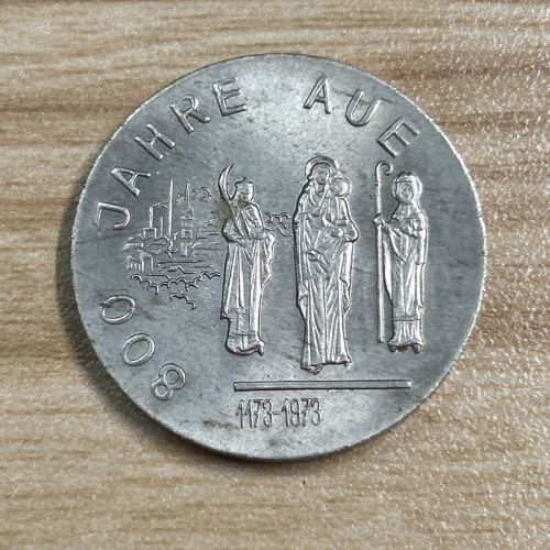 DDR Medaille 800 Jahre Aue 1173 1973 Kulturbund Silber