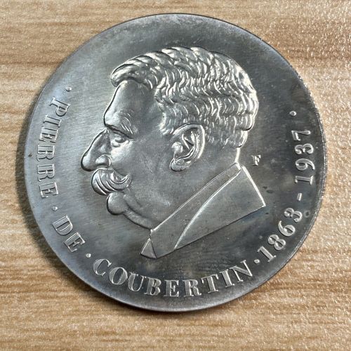 DDR Medaille 1974 Pierre de Coubertin 1863-1937